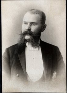 ヴュルテンベルクの王ウィリアム2世（1848〜1921年）の肖像。 作： French Photographer